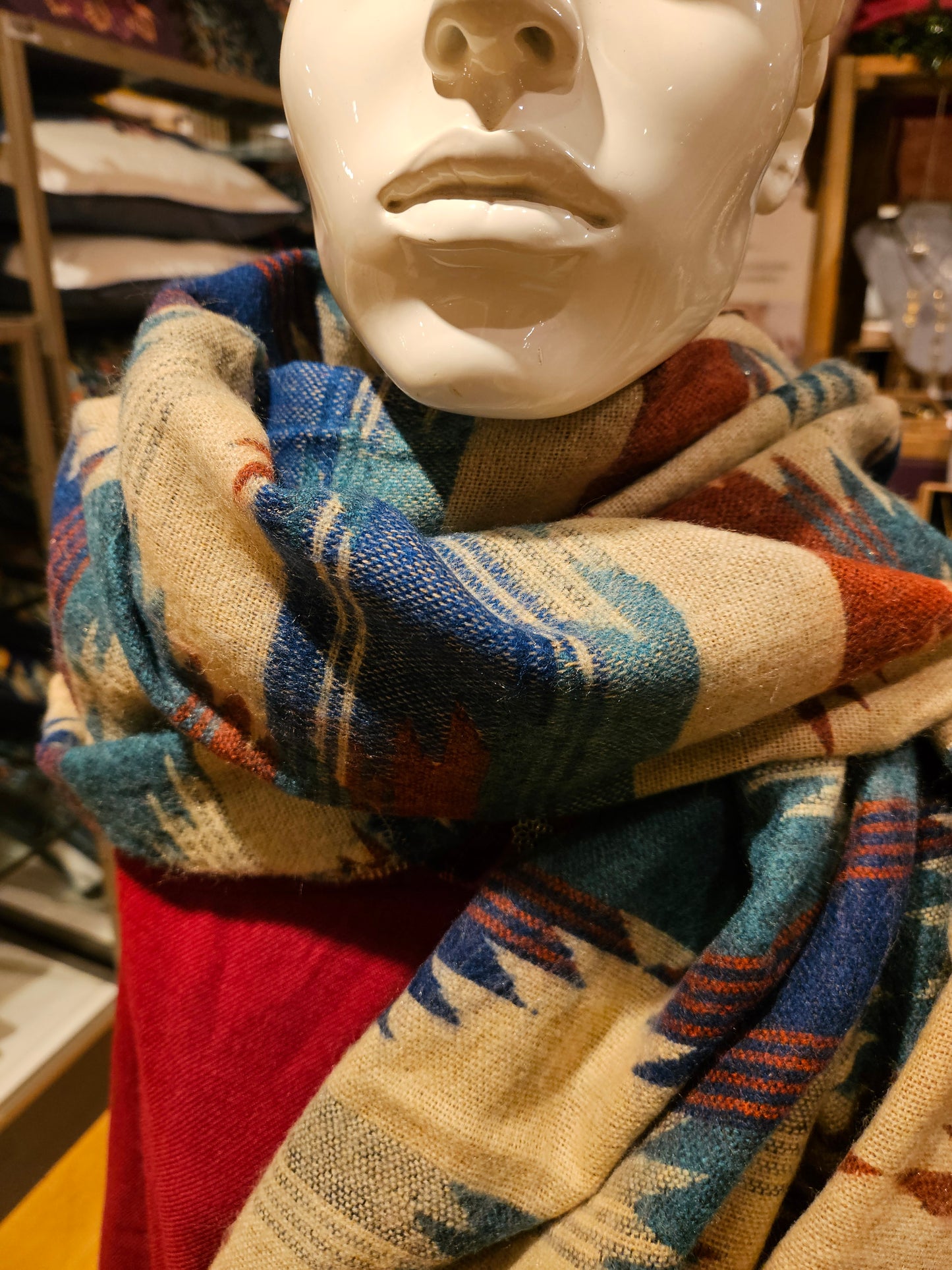 Blanket Scarf - Aztec